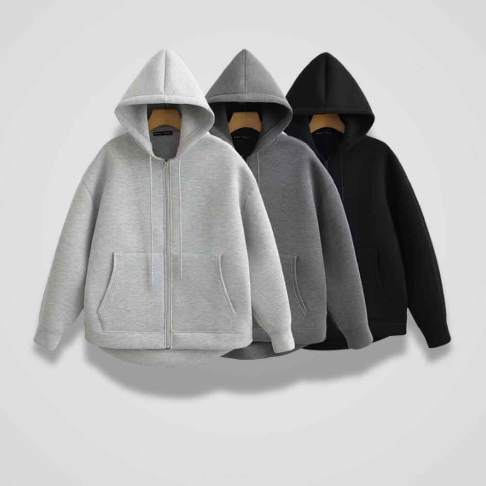 Mia - Stijlvolle Hoodie met dubbele zakken voor de winter