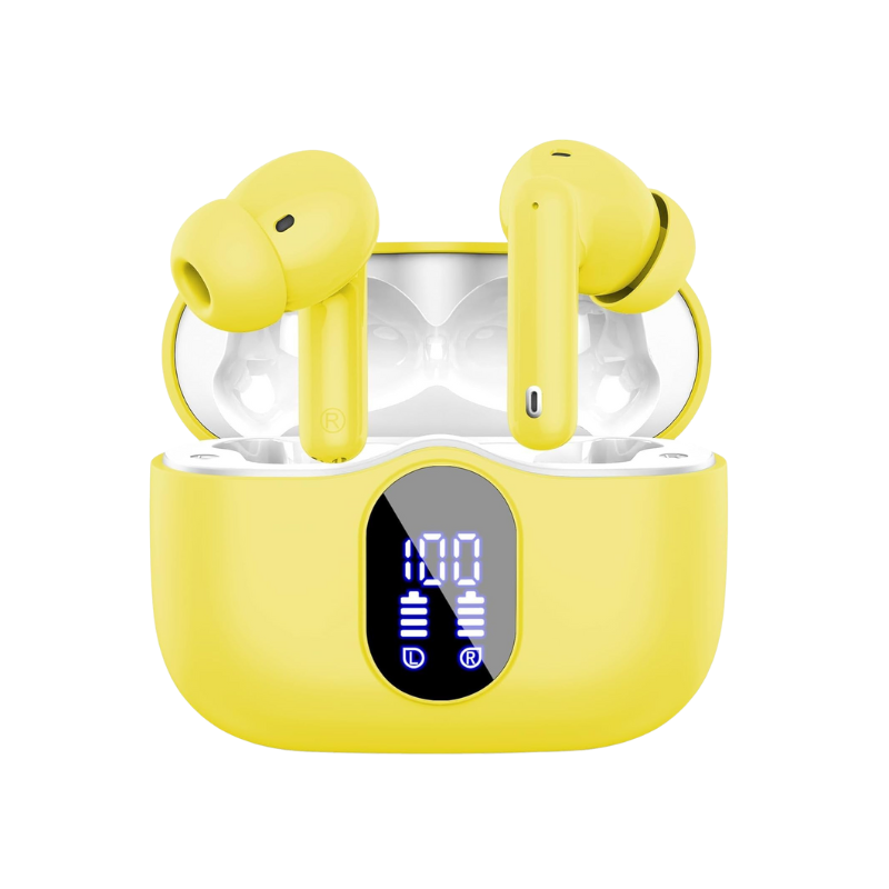 EchoBeats – Draadloze oordopjes met ENC en oplaadcase met LED-display