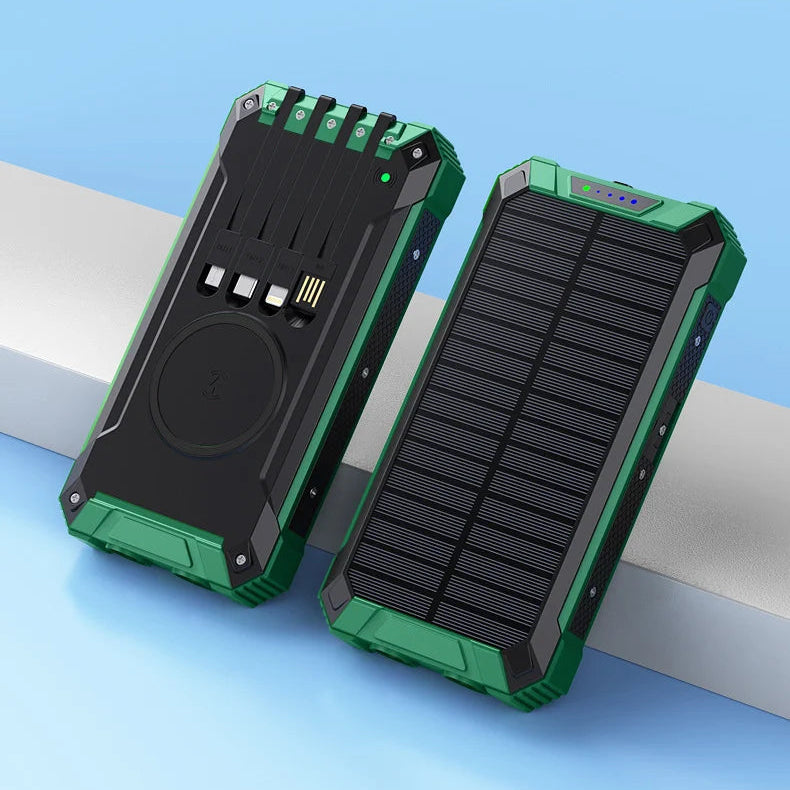SunCharge - Powerbank op zonne-energie met meerdere laadpoorten