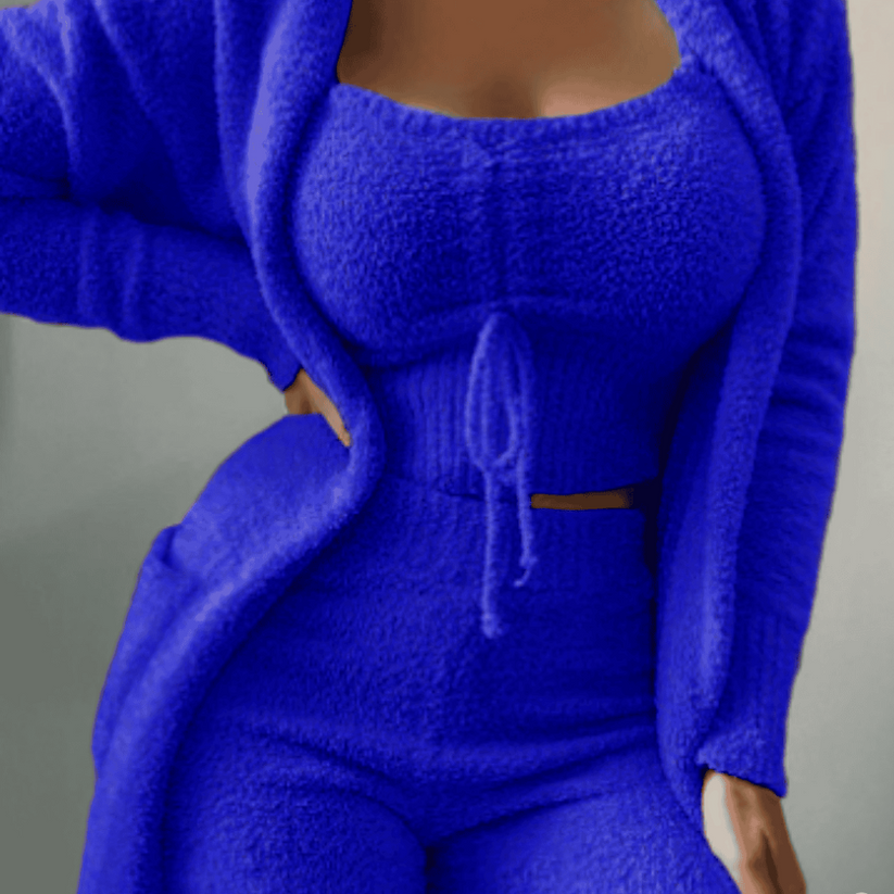 Luisa - Ontspan in stijl met deze comfortabele 3-delige fleece set