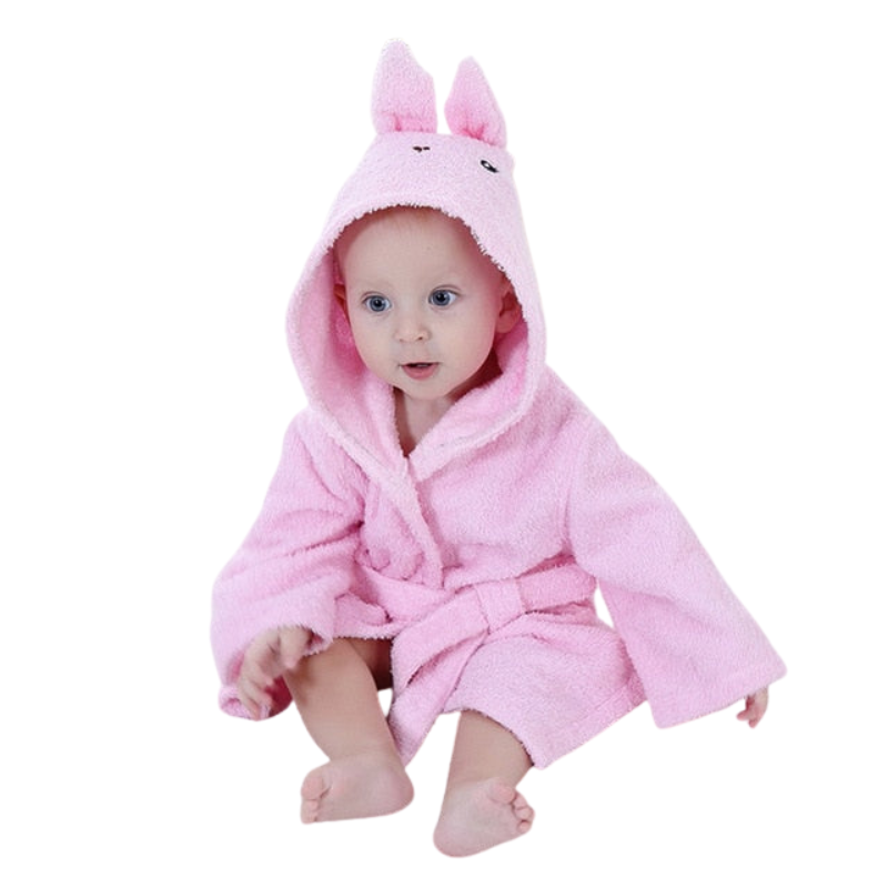 CuddleCub – Badcape met Dierenmotief voor Baby’s en Peuters