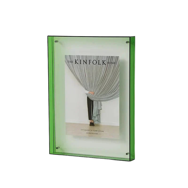 ClearVue – Transparant Zwevend Fotoframe met Modern Randloos Design