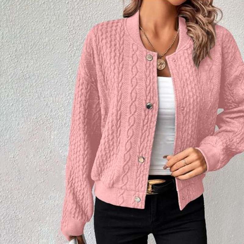 Miranda - Vest met lange mouwen en knoopsluiting voor