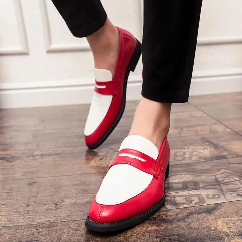 Damian – Klassieke Herenschoenen met Antislip Zool en Verfijnde Stiksels