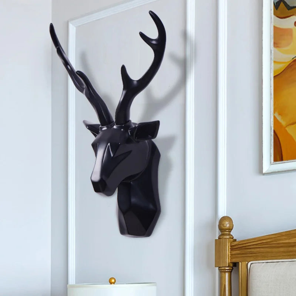 StagCrest - Wandsculptuur met 3D hertenkopontwerp en opvallende aanwezigheid aan de muur