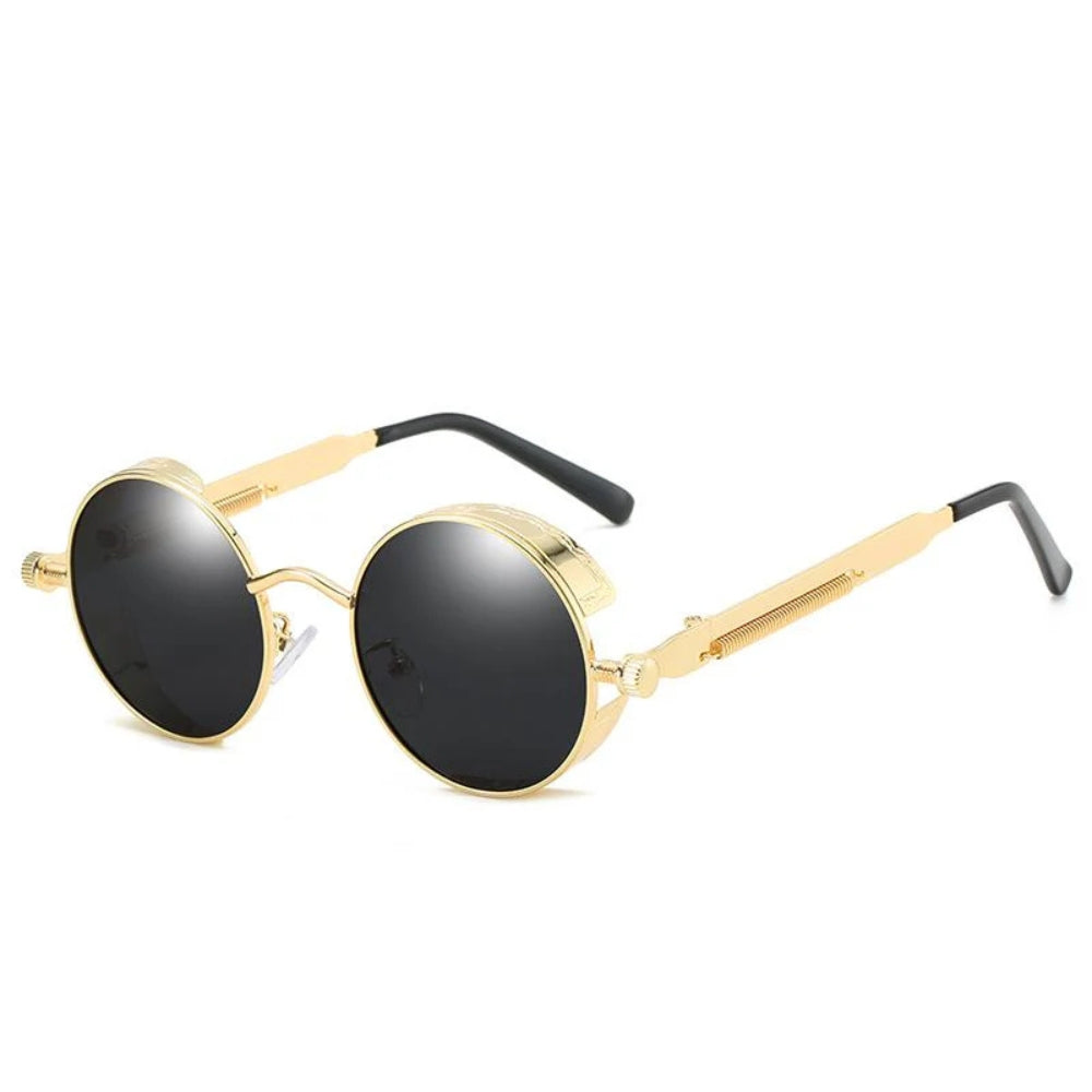 RetroShade – Vintage geïnspireerde steampunk-zonnebril met gedurfde stijl en lichtgewicht comfort