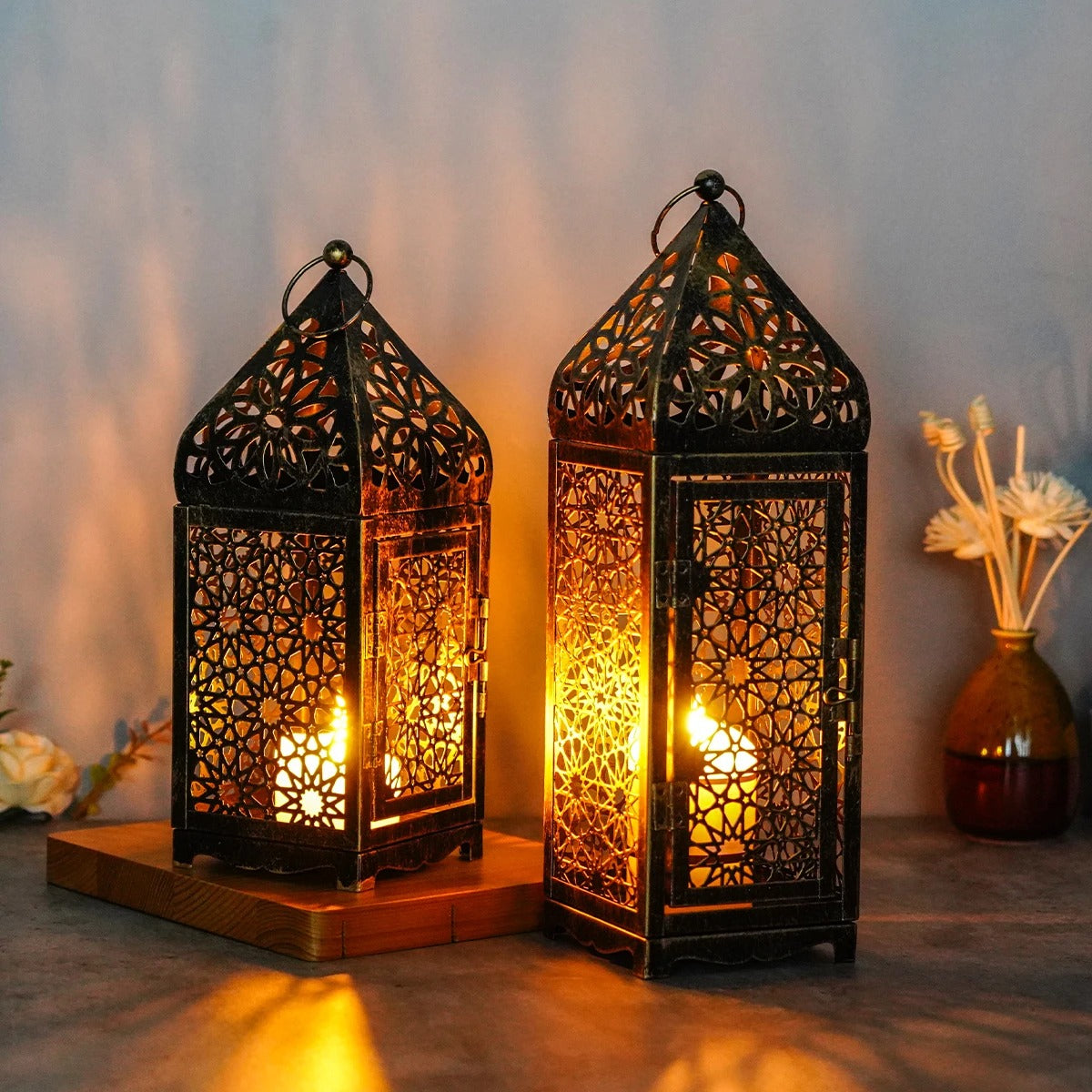 MysticGlow - Vintage kaarsenhouder voor een warme, betoverende sfeer