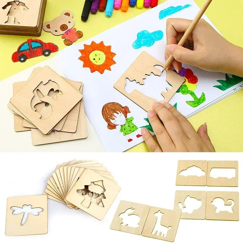 ShapeCrafter – Tekening stencil set met diverse sjablonen voor creatief schetsen
