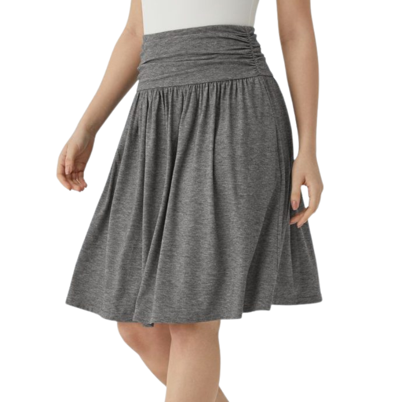 Victoria – Hoge taille korte rok met ruches en zakken