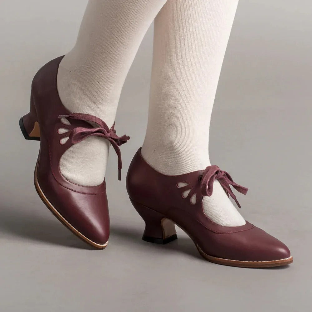 Alsia - Elegante Schoenen met Hak en Verstelbare Veters