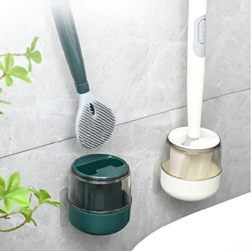 FlexClean - Flexibele toiletborstel met houder voor effectieve reiniging