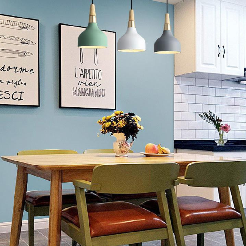 LumeArt – Moderne Macaron Schijf Hanglamp met Levendige Kleuren