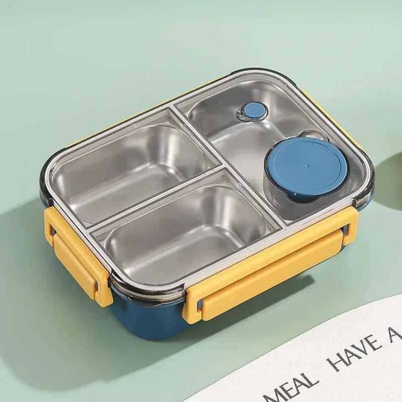 LunchMate - Compacte geïsoleerde voedselcontainer met lekvrij deksel en draagbare vorm