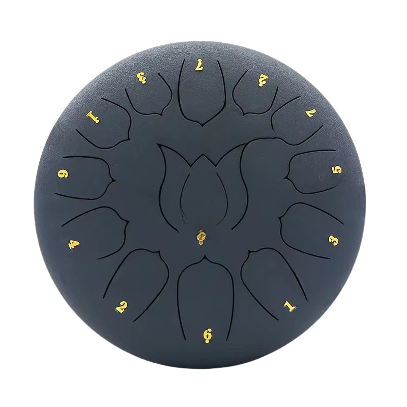 ToneEase – Stalen Hand Pan Trommelset met Drumstokken, Vingerplectrums en Decoratieve Stickers