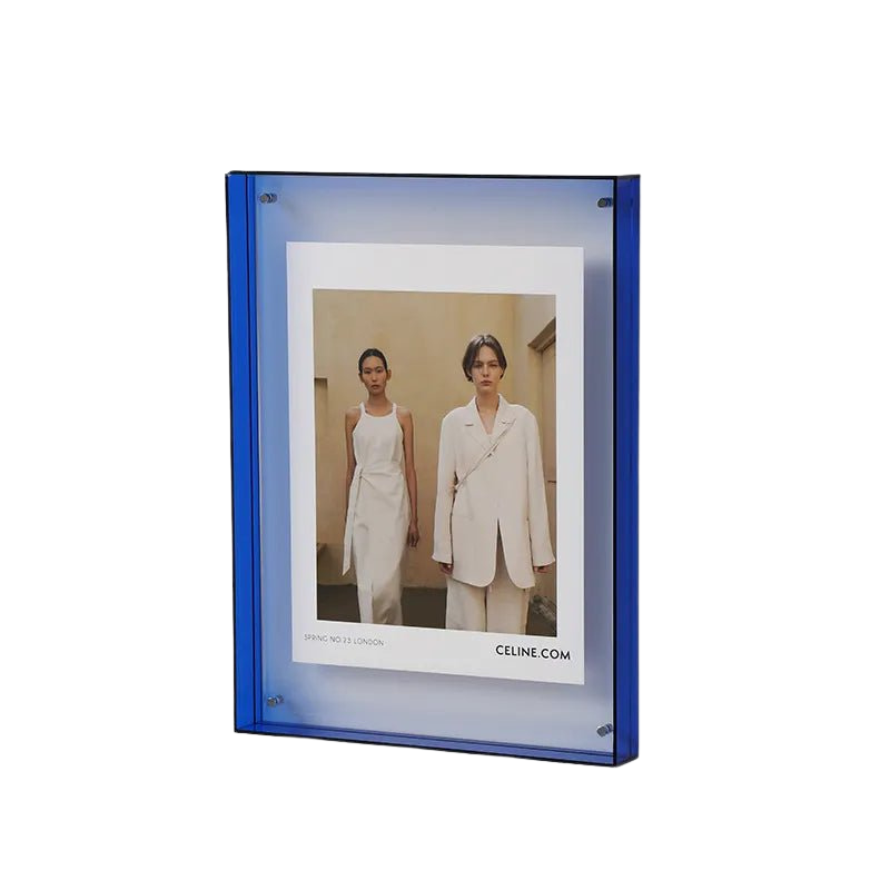 ClearVue – Transparant Zwevend Fotoframe met Modern Randloos Design