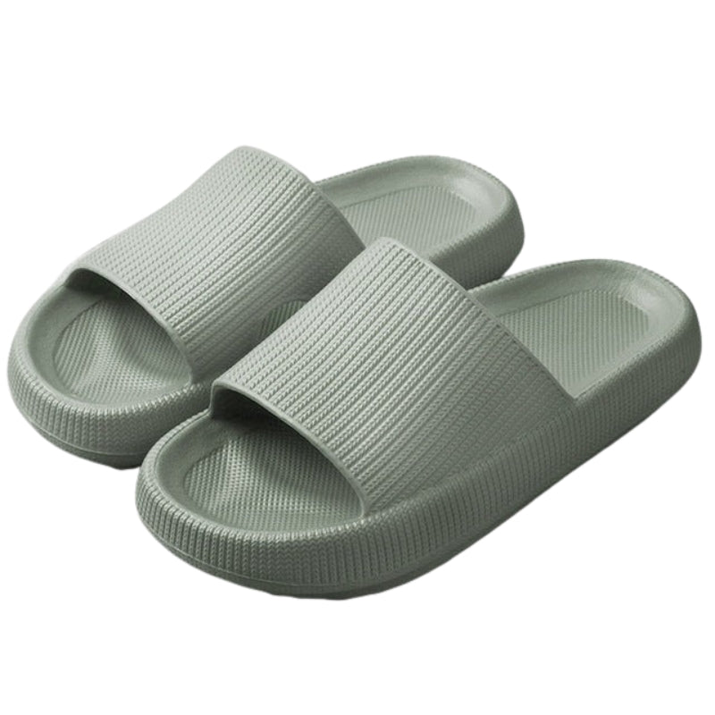 ComfoStep – Open Slippers met Dikke Platte Zool voor Dagelijks Gebruik