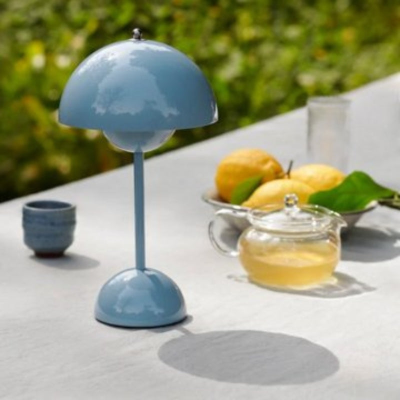 LumiDome – Moderne Paddenstoel Tafellamp met Touchbediening en Oplaadbaar Ontwerp