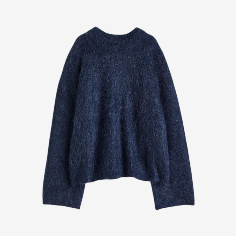 Sydney – Oversized Trui met Ronde Hals en Lange Mouwen