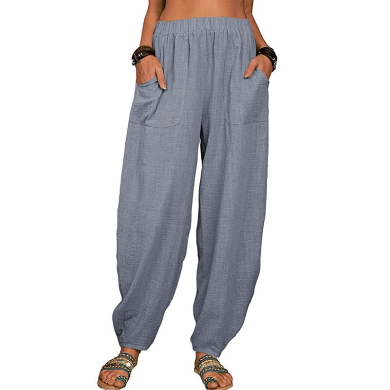 Olivia – Elegante broek met elastische taille en praktische zakken