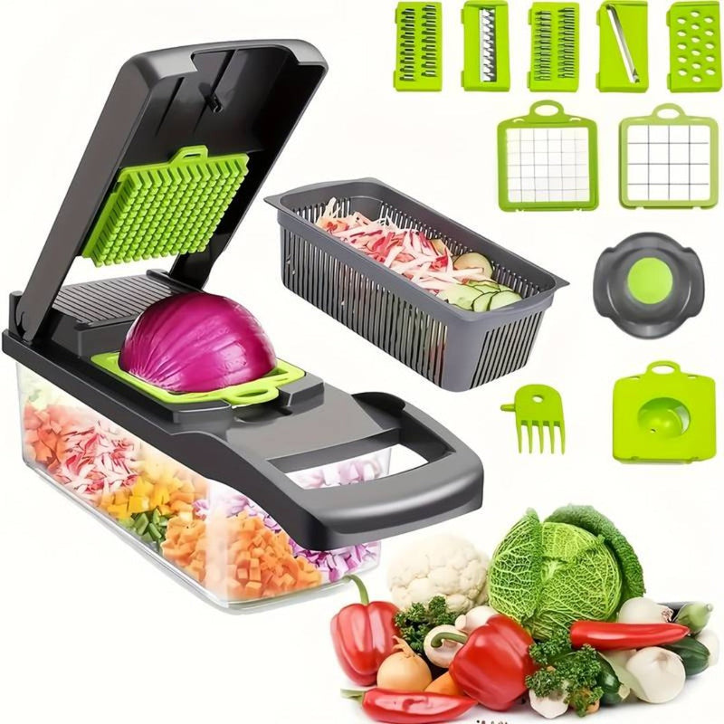SlicePro - Multifunctionele groentesnijder voor moeiteloos en nauwkeurig snijden
