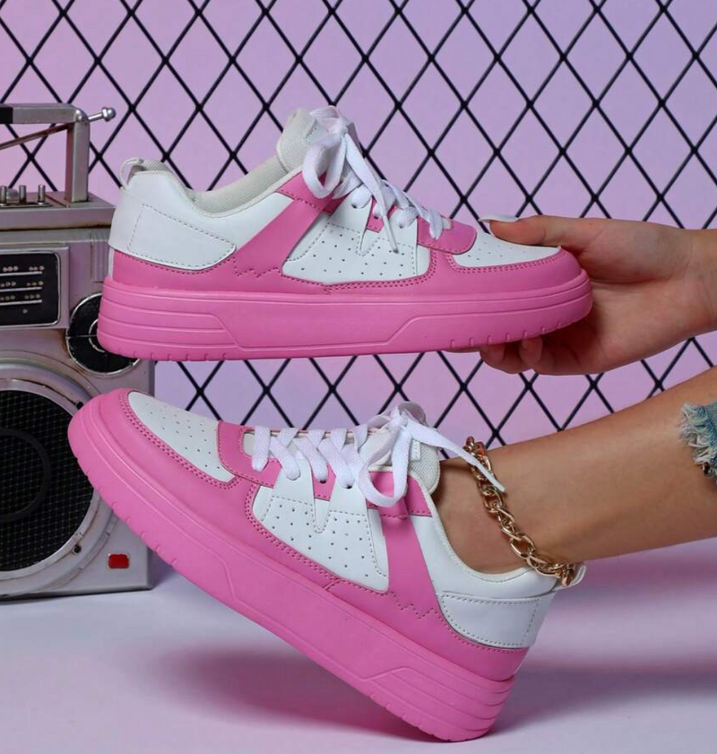 Valeen - Lichtgewicht sneakers met een leuk pastelpalet