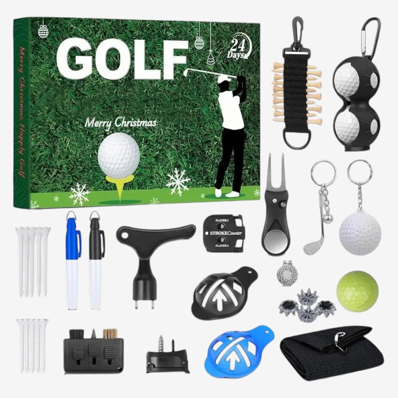GolfMaster – Creatieve Golf Adventskalender voor Kerstvieringen Geschenk