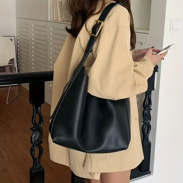 Elara - Veelzijdige minimalistische schouder- en crossbodytas voor werk en vrije tijd