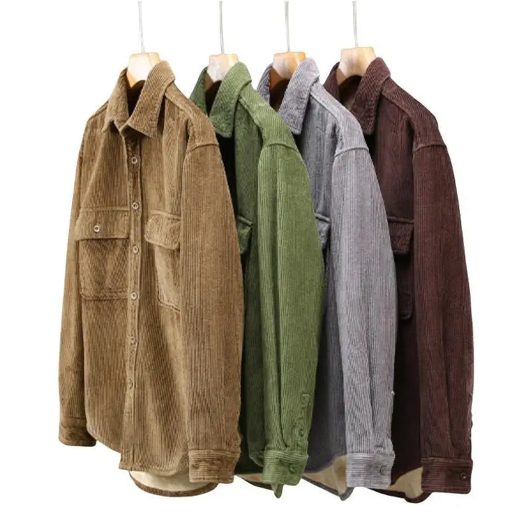 Samuel - Fleece gevoerd shirt voor elegante warmte en veelzijdigheid