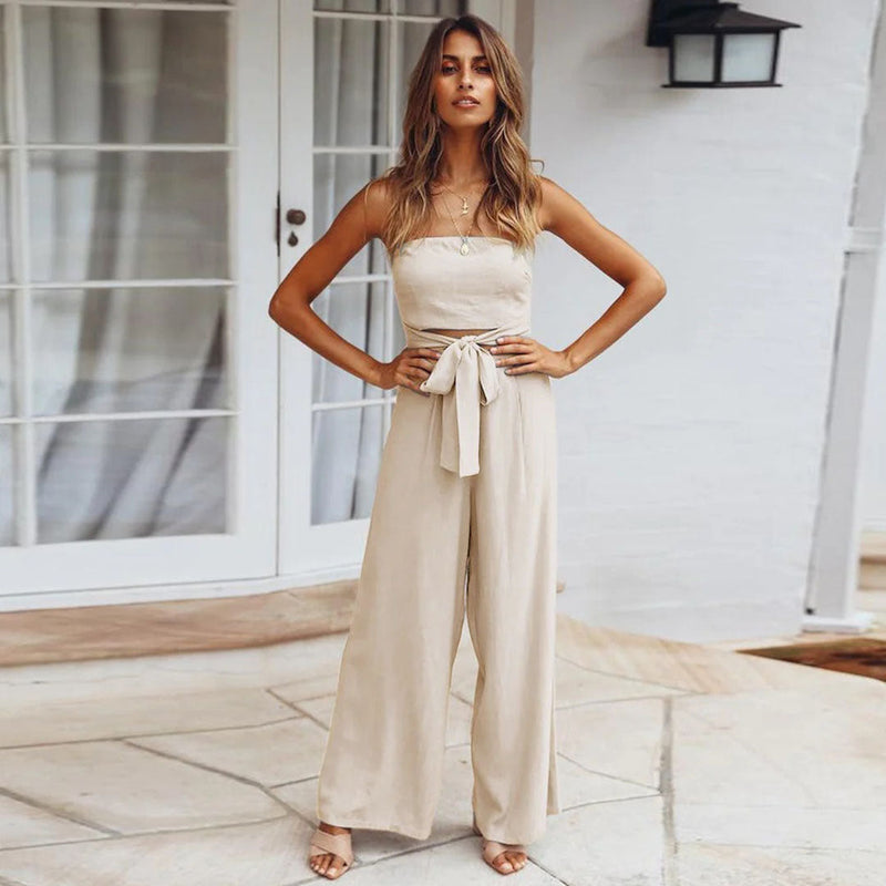Lia - Elegante jumpsuit met verstelbare taille