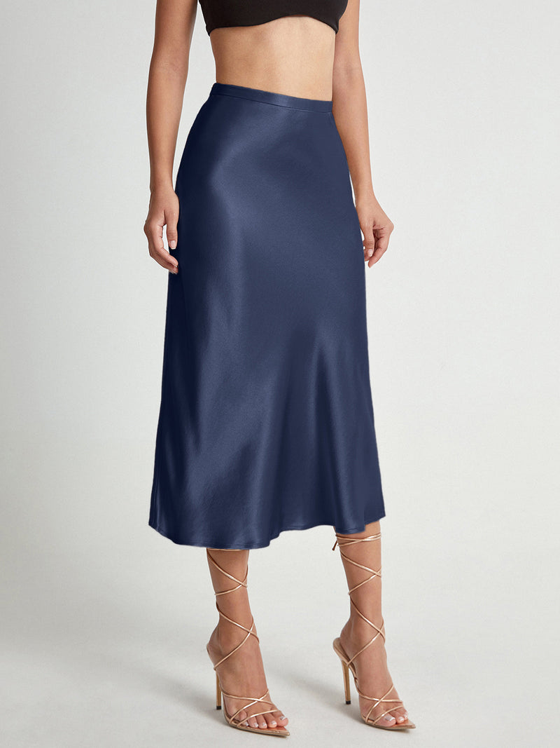 Sophia – Elegante halflange rok met een vloeiend silhouet en flatterende, op maat gemaakte taille
