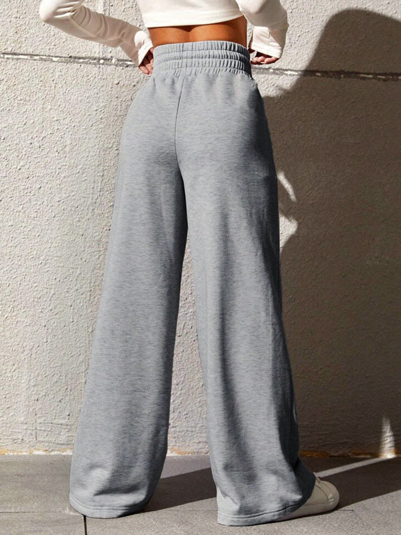 Olivia – Wijde broek met losse pasvorm en verstelbare taille