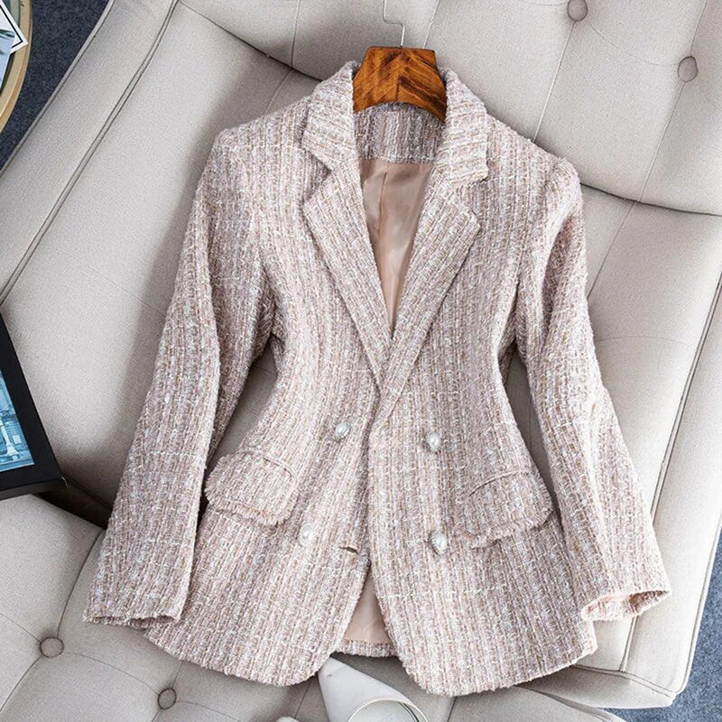 Sophia - Chique getailleerde blazer met een gestroomlijnde pasvorm met dubbele rij knopen