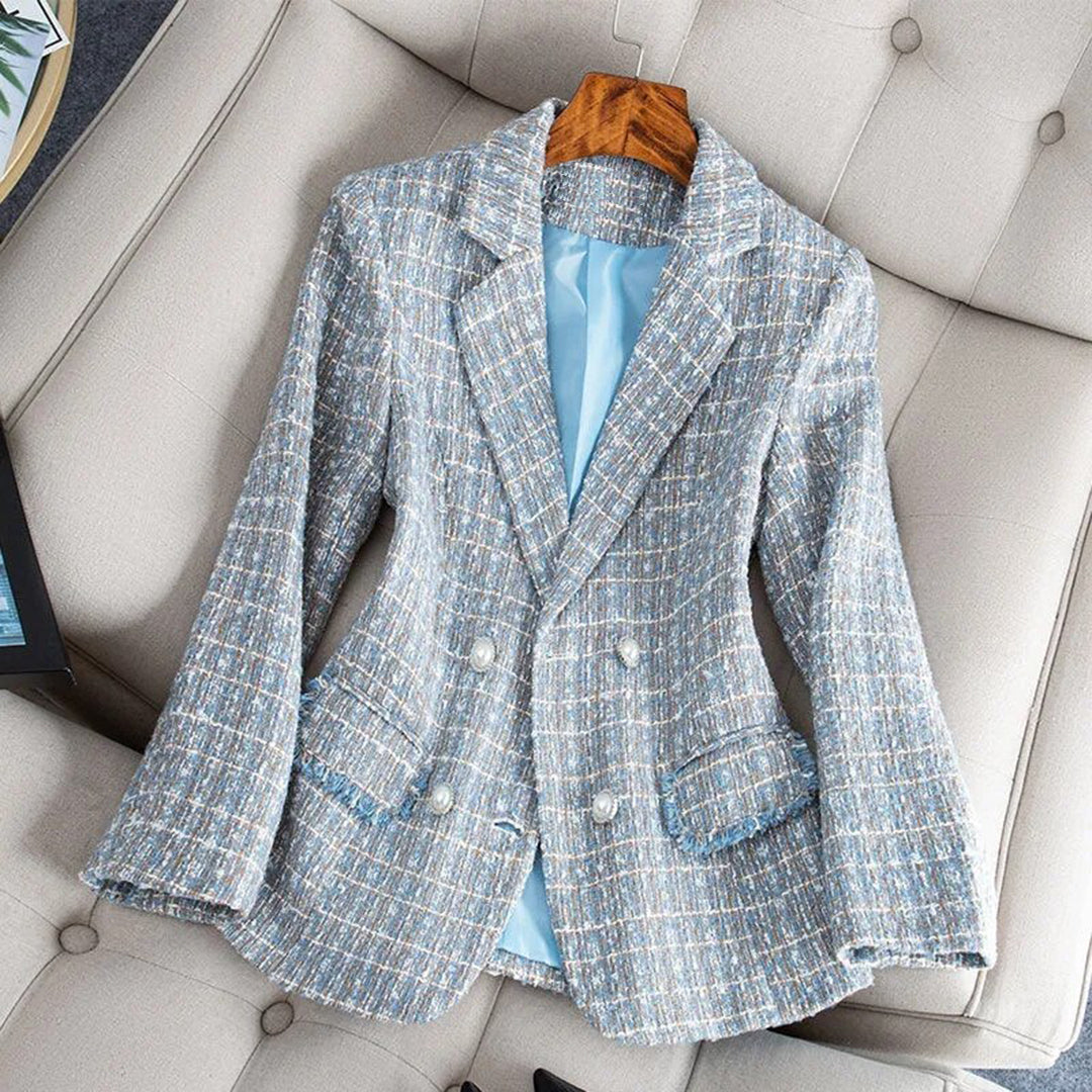 Sophia - Chique getailleerde blazer met een gestroomlijnde pasvorm met dubbele rij knopen