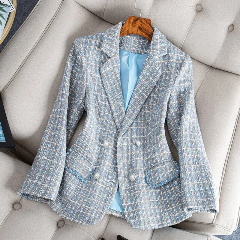 Sophia - Chique getailleerde blazer met een gestroomlijnde pasvorm met dubbele rij knopen