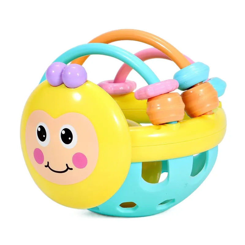 GripSphere – Baby-bijtbal met open lusstructuur en afgeronde verhoogde details