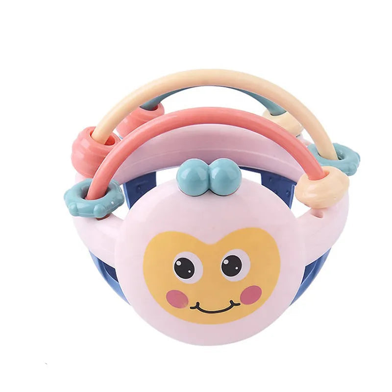 GripSphere – Baby-bijtbal met open lusstructuur en afgeronde verhoogde details