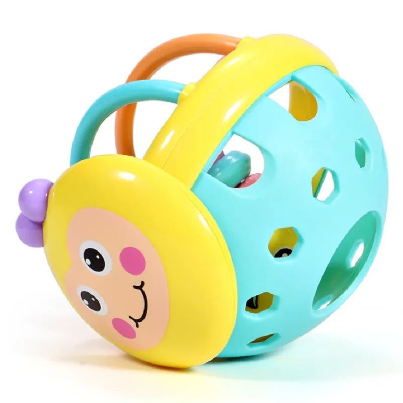 GripSphere – Baby-bijtbal met open lusstructuur en afgeronde verhoogde details