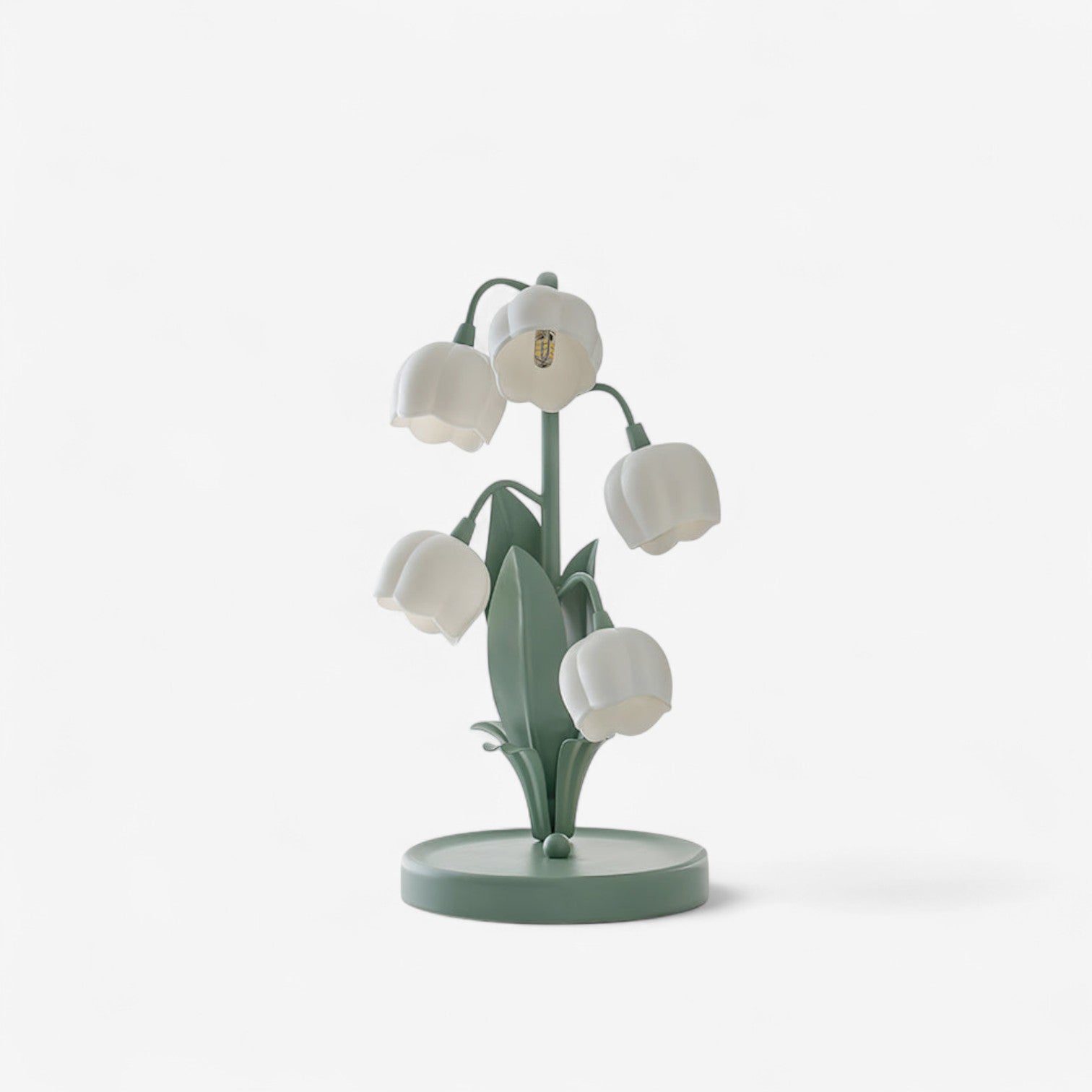 LumiOrchid – Tafellamp van Metaal en Polycarbonaat met Orchidee-Patroon