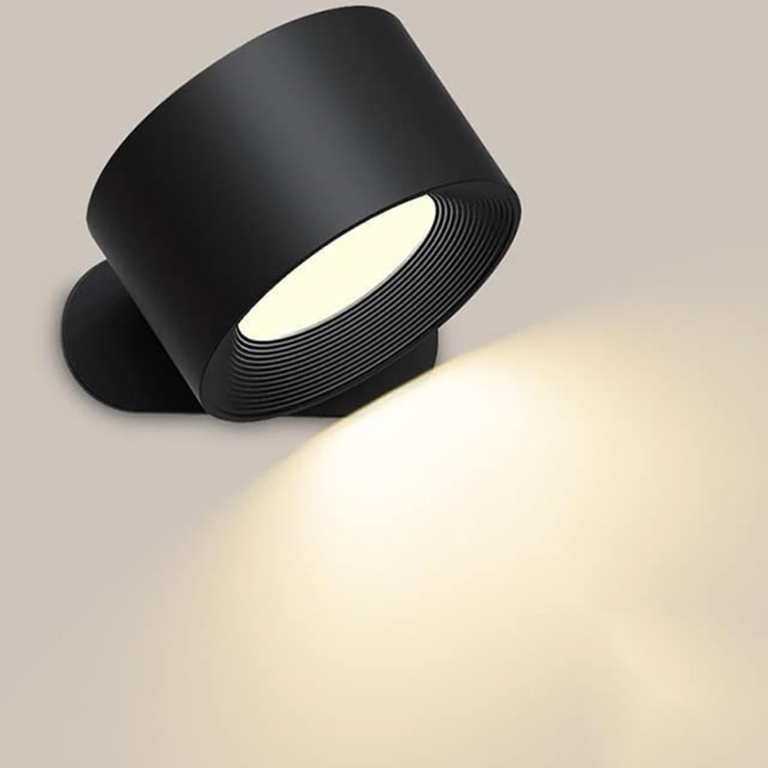 LunaGlow - Draadloze 360° oplaadbare wandlamp met instelbare helderheid