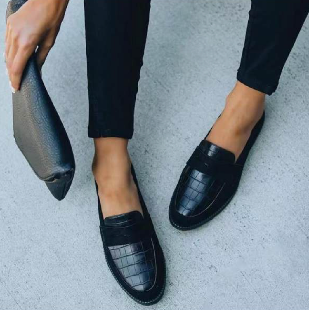 Avery - Klassieke loafers met een afgeronde teen voor ultiem comfort