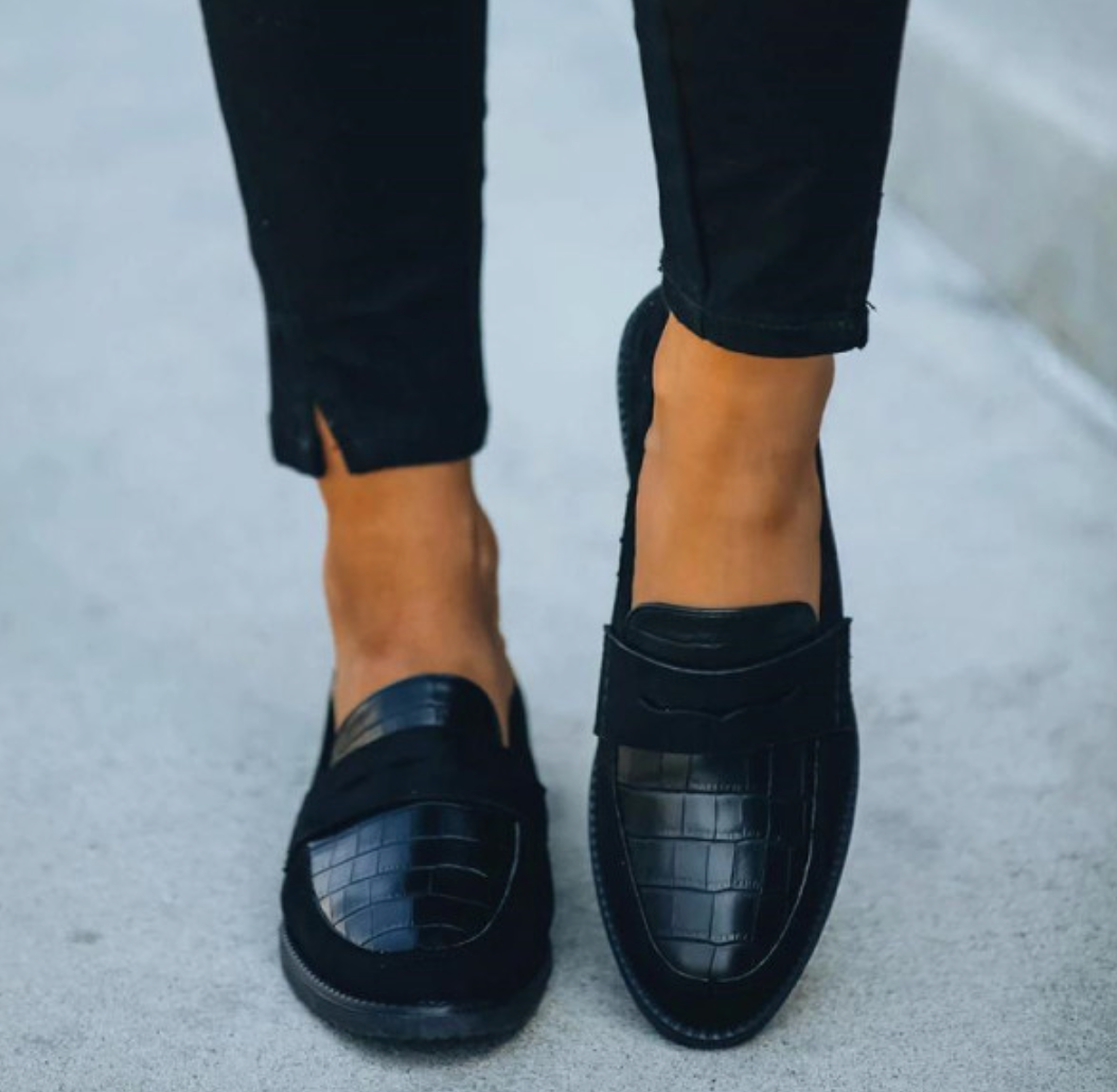 Avery - Klassieke loafers met een afgeronde teen voor ultiem comfort