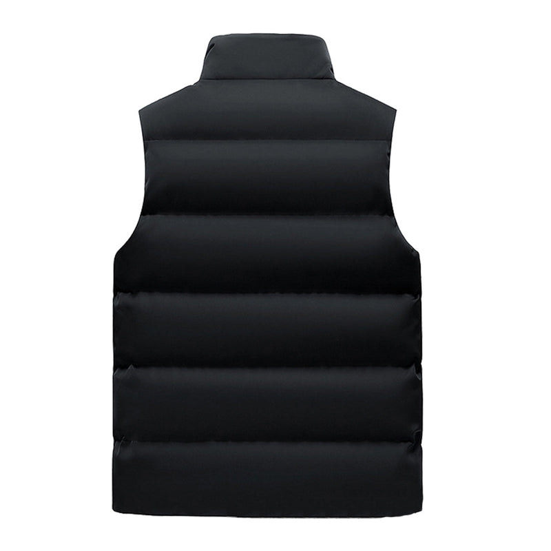 Fredo - Elegant vest met zak en rits aan de voorkant