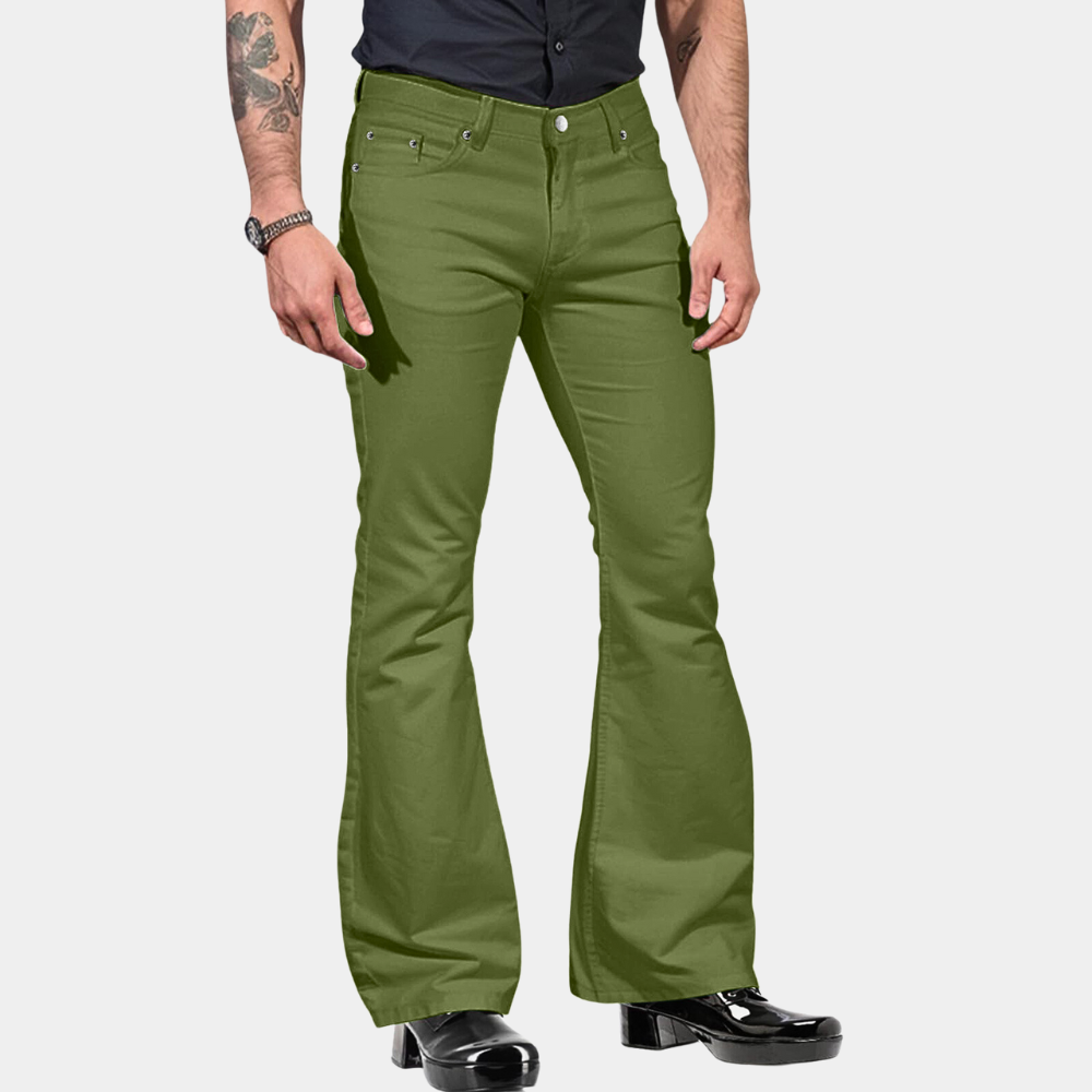Leo - Stijlvolle Flared Jeans met Klassieke Veilige Zak