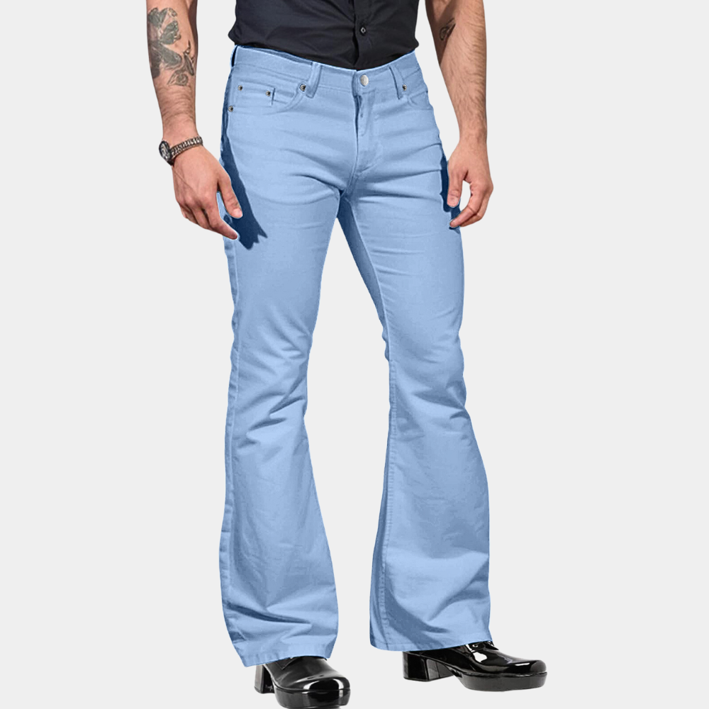Leo - Stijlvolle Flared Jeans met Klassieke Veilige Zak