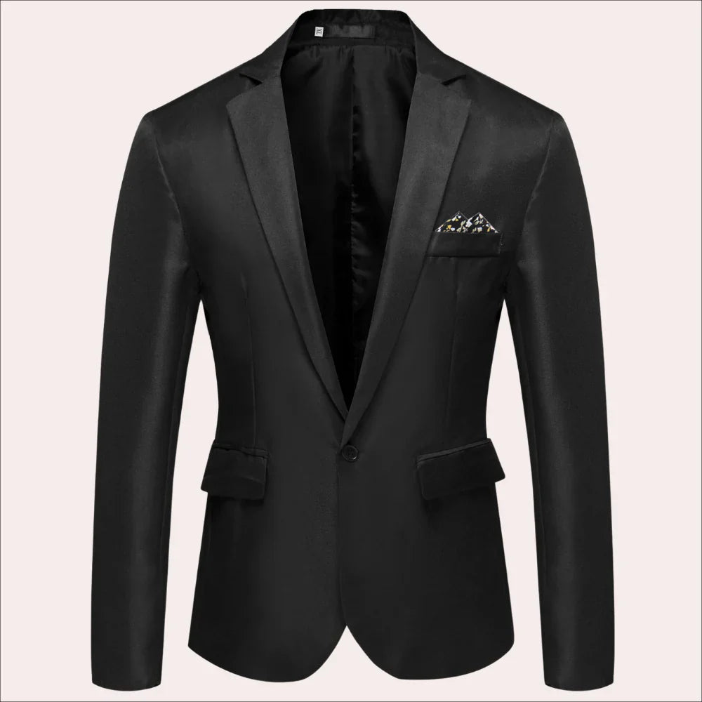 Hoymans - Geraffineerde blazer met lange mouwen en knoopsluiting vooraan