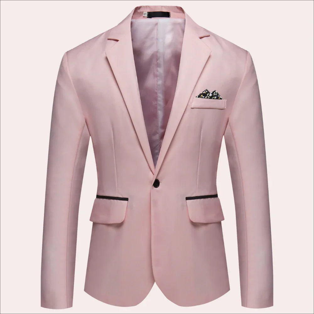 Hoymans - Geraffineerde blazer met lange mouwen en knoopsluiting vooraan