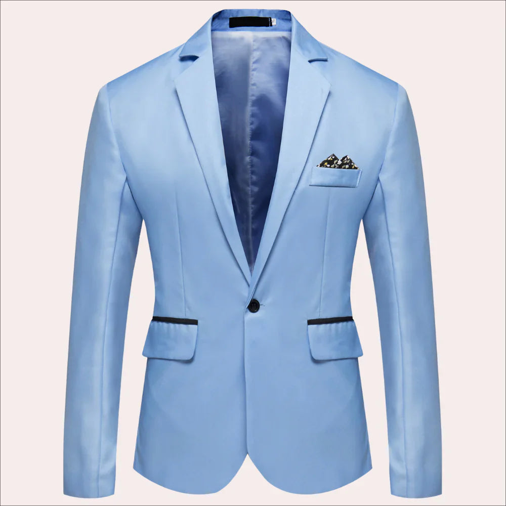 Hoymans - Geraffineerde blazer met lange mouwen en knoopsluiting vooraan