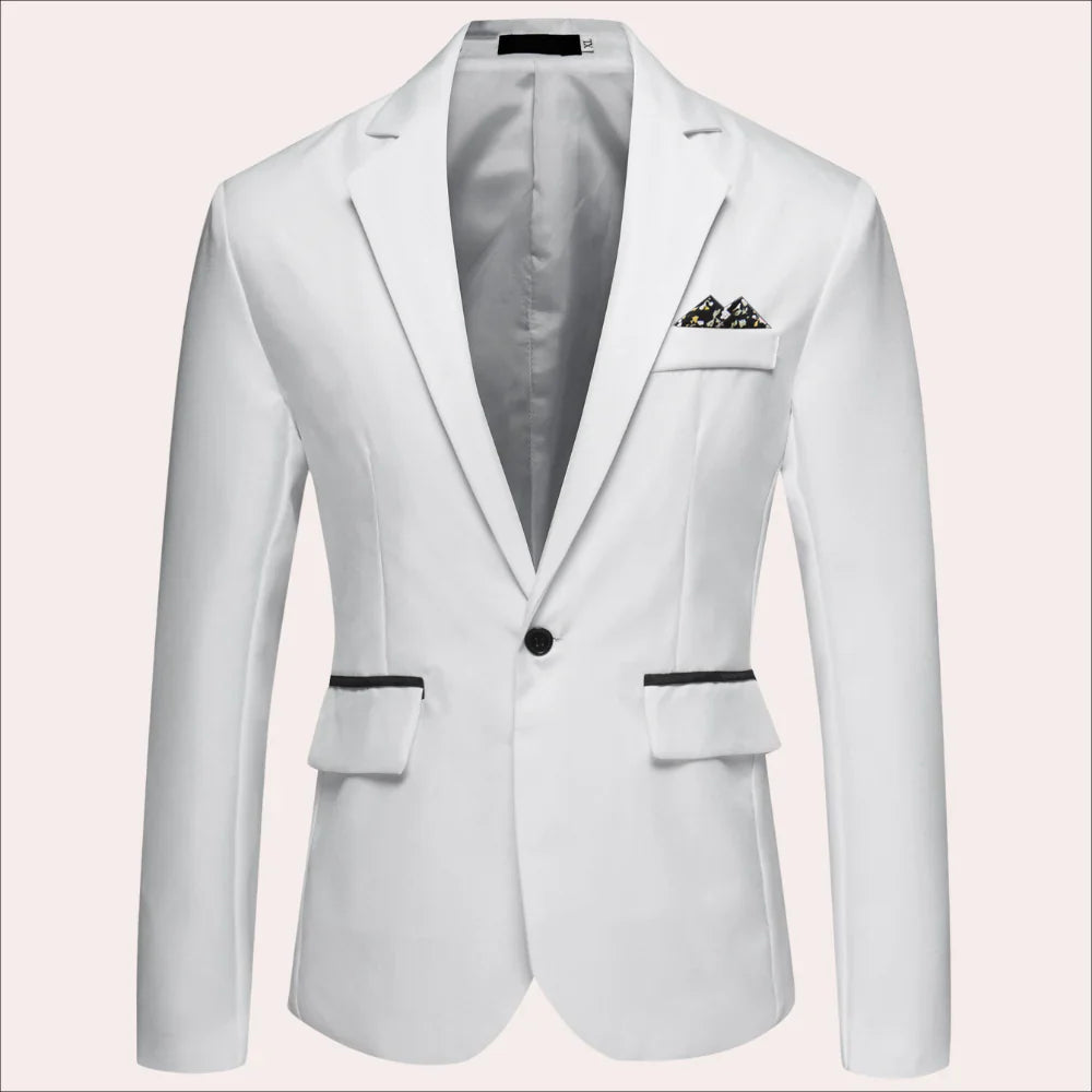 Hoymans - Geraffineerde blazer met lange mouwen en knoopsluiting vooraan