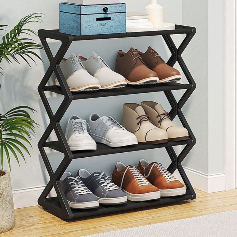 EcoShoe - Strak en praktisch minimalistisch schoenenrek voor ruimtebesparende organisatie
