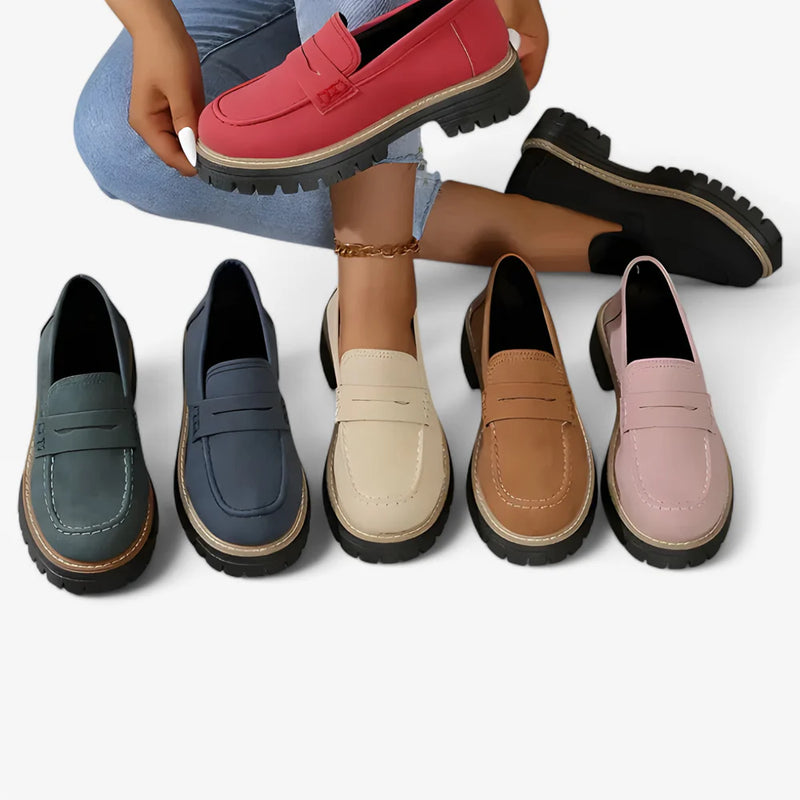 Eva – Stijlvolle stevige mocassins met zacht comfort en een gemakkelijk aan te trekken ontwerp